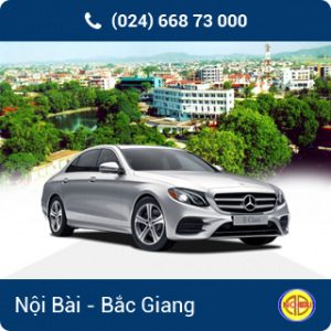 Đặt Taxi Nội Bài đi TP Bắc Giang