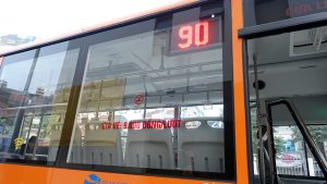 Xe bus 90 Kim Mã-Cầu Nhật Tân đi Nội Bài
