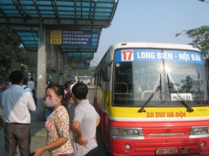 Xe bus 17 Long Biên đi Sân Bay Nội Bài
